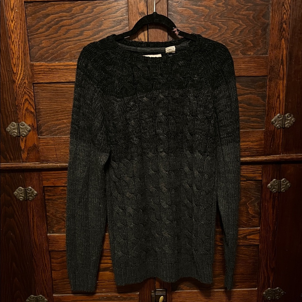 Weatherproof Vintage Charcoal Knit Pullover